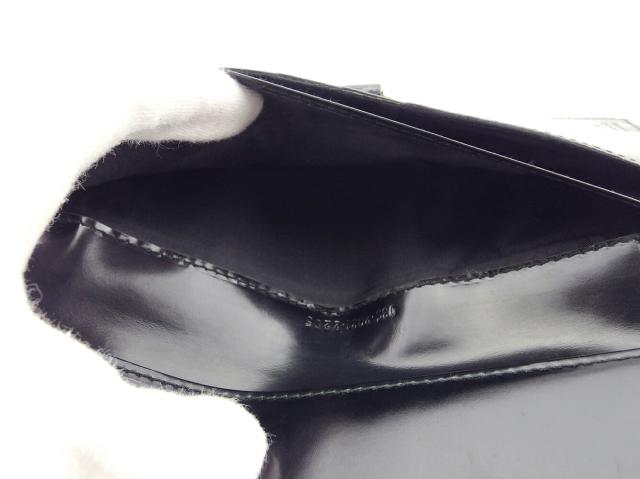 グッチ GUCCI 長財布金具ロック ブラック ゴールド レディース 中古_8