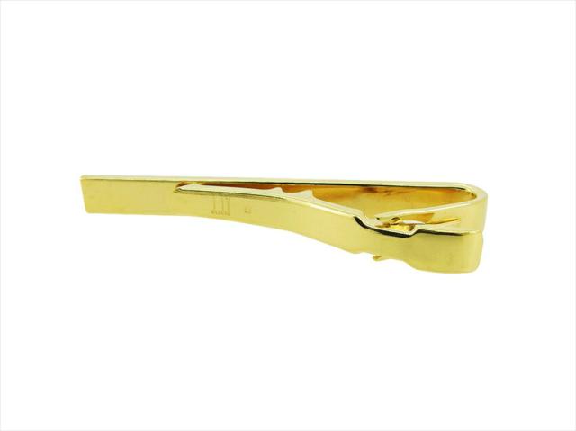 【30％OFF★週末タイムSALE】ダンヒル Dunhill タイピン ブラック×ゴールド レディース 中古_1