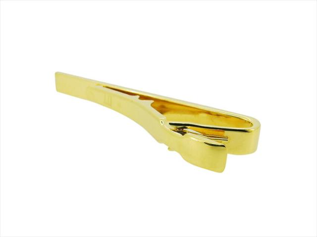 【30％OFF★週末タイムSALE】ダンヒル Dunhill タイピン ブラック×ゴールド レディース 中古_2