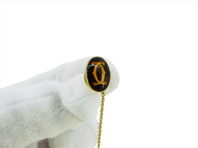 カルティエ CARTIER カフス2アイテムセット 2Cモチーフ スウィヴル式