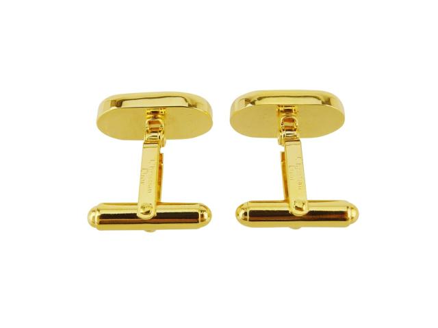 30%OFFクーポン】ディオール Dior カフス ロゴ スウィヴル式 ゴールド