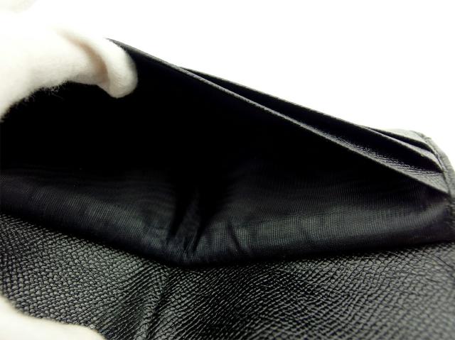 ブルガリ BVLGARI 長財布クラシコ ブラック シルバー レディース 中古