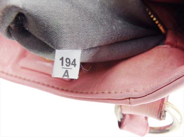 【30％OFF★週末タイムSALE】ミュウミュウ MIUMIU ショルダーバッグリボン ピンク ゴールド レディース 中古_9