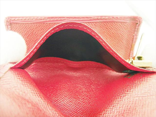 ルイ・ヴィトン LOUIS VUITTON キーケース エピ レッド ×ゴールド レディース 中古