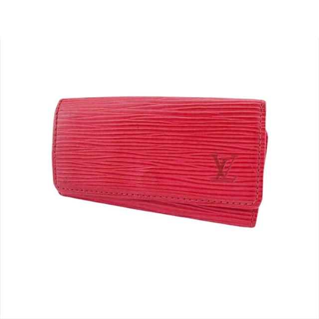 ルイ・ヴィトン LOUIS VUITTON キーケース エピ レッド ×ゴールド レディース 中古