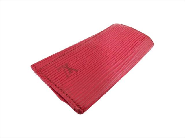 ルイ・ヴィトン LOUIS VUITTON キーケース エピ レッド ×ゴールド レディース 中古