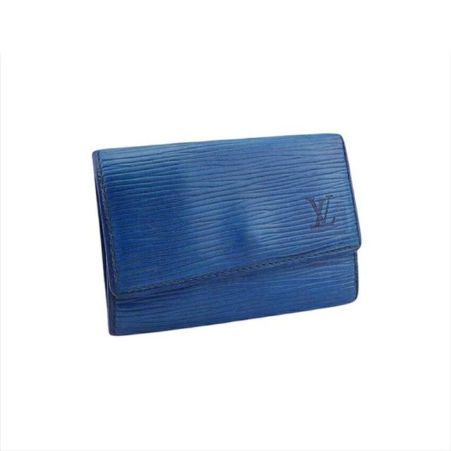 美品　ルイヴィトン　エピ　ミュルティクレ6　キーケース トレドブルー ルイヴィトン 6連キーケース M63815 ミュルティクレ6 トレド