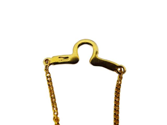 ディオール Dior タイピンチェーン ゴールド レディース 中古_4