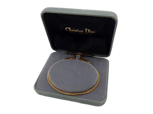 ディオール Dior タイピンチェーン ゴールド レディース 中古_6
