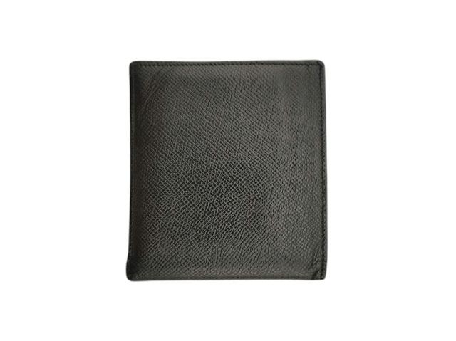ブルガリ BVLGARI 二つ折り財布クラシコ ロゴ ブラック レディース 中古_1