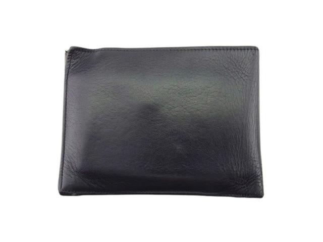 カルティエ CARTIER 二つ折り財布カボション ブラック シルバー ボルドー レディース 中古_1