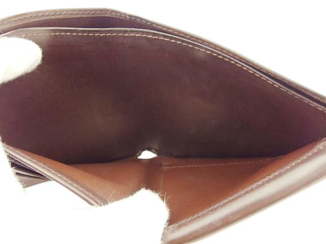 ルイ・ヴィトン LOUIS VUITTON 二つ折り財布エピ ポルトビエカルトクレディモネ ブラウン レディース 中古_6