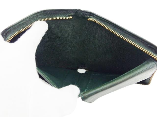 【BIGお買い物ラリー★30%OFFセール中】ルイ・ヴィトン LOUIS VUITTON 二つ折り財布タイガ ポルトビエモネジップ グリーン レディース 中古 ルイ・ヴィトン LOUIS VUITTON 二つ折り財布タイガ ポルトビエモネ