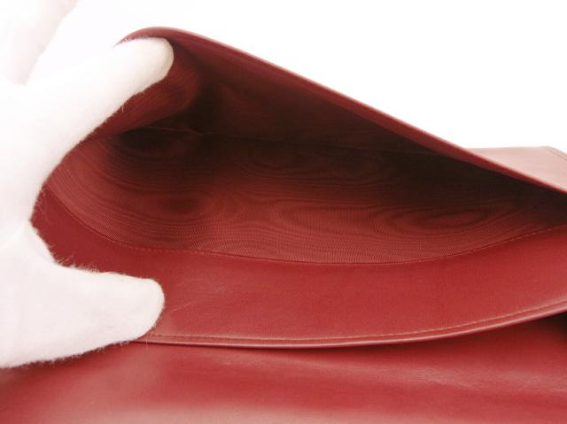 【30％OFF★土日ひと休み大売り出し】カルティエ CARTIER クラッチバッグマストライン ボルドーワイン レディース 中古