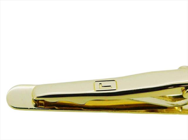 【30％OFF★週末タイムセール】ランセル LANCEL カフス2アイテムセット ロゴ スウィヴル式 ワニロ式 ゴールド ブラック レディース 中古_4
