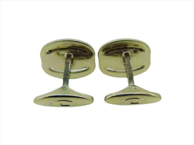 ランセル LANCEL カフス2アイテムセット ロゴ スウィヴル式 ワニロ式