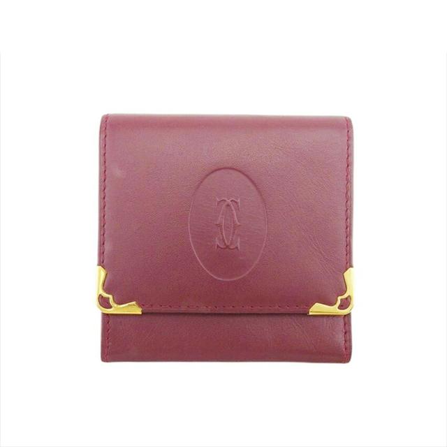 【BIGお買い物ラリー★30%OFFセール中】カルティエ CARTIER ケースマストライン ボルドー ゴールド レディース 中古