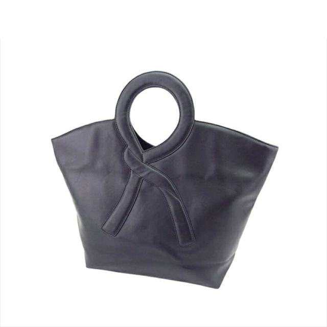 【X'masセール★30%OFF】ロベルタ・ディ・カメリーノ Roberta di Camerino ハンドバッグRモチーフ ブラック レディース 中古