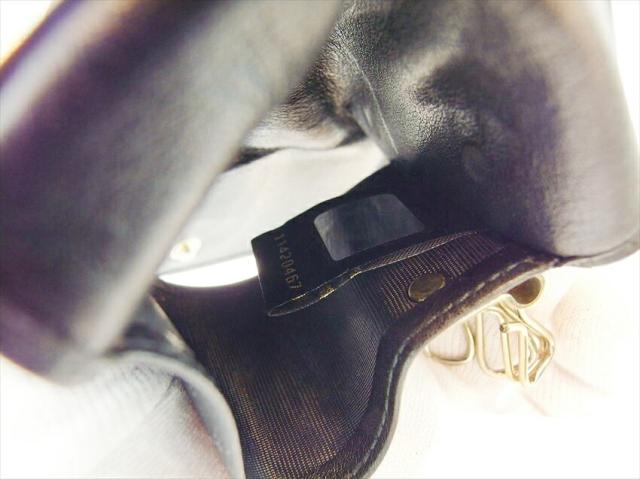 ブルガリ BVLGARI キーケースコローレ ブラック ゴールド レディース 中古_8