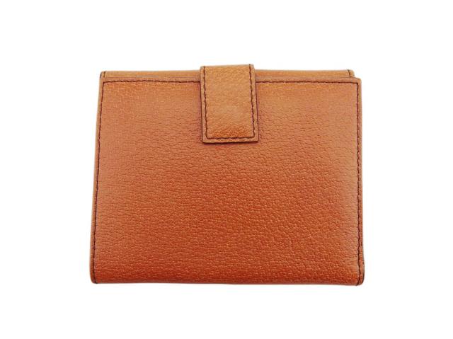サルヴァトーレフェラガモ Salvatore Ferragamo 二つ折り財布 キャメル レディース 中古_1