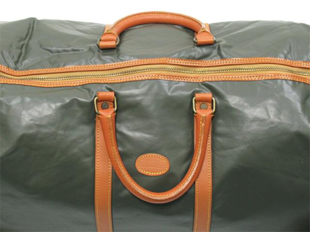 【30％OFF★週末タイムセール】ボストンバッグロゴ 2WAYショルダー グリーン ブラウン ベージュ レディース 中古_5