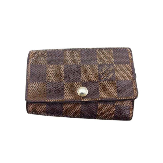 【BIGお買い物ラリー★30%OFFセール中】ルイ・ヴィトン LOUIS VUITTON キーケースダミエ ミュルティクレ6 エベヌ（ブラウン系） レディース 中古