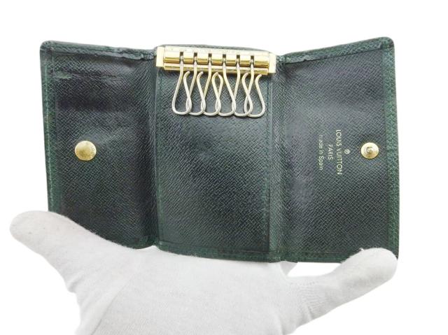 【30％OFF★週末タイムセール】ルイ・ヴィトン LOUIS VUITTON キーケースタイガ ミュルティクレ6 エピセア（グリーン） レディース 中古_4