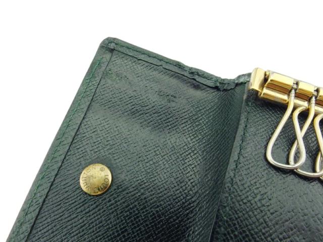 【30％OFF★週末タイムセール】ルイ・ヴィトン LOUIS VUITTON キーケースタイガ ミュルティクレ6 エピセア（グリーン） レディース 中古_6
