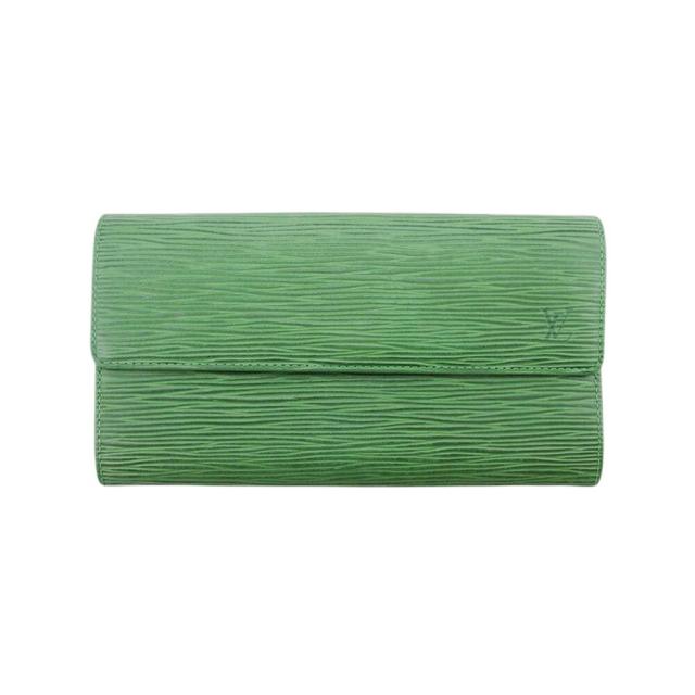 【BIGお買い物ラリー★30%OFFセール中】ルイ・ヴィトン LOUIS VUITTON 長財布エピ ポシェットポルトモネクレディ ボルネオグリーン レディース 中古