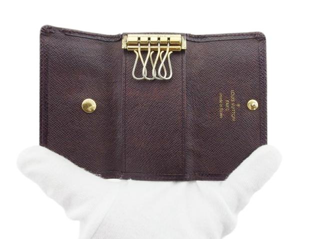未使用品　箱付き　LOUIS VUITTON キーケース　タイガ　ブラウン　人気 中古・古着通販】LOUIS VUITTON (ルイ ヴィトン) キーケース ブラウン