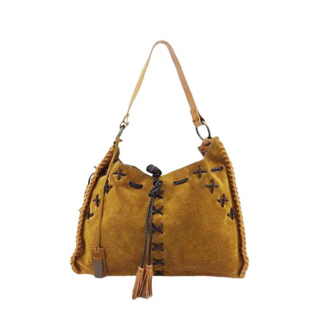 【X'masセール★30%OFF】ドルチェアンドガッバーナ DOLCE&GABBANA ショルダーバッグ ブラウン レディース 中古