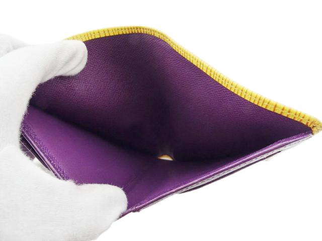 【X'masセール★30%OFF】ルイ・ヴィトン LOUIS VUITTON 長財布エピ ポルトトレゾールインターナショナル タッシリイエロー（イエロー×パープル） レディース 中古 ルイ・ヴィトン LOUIS VUITTON 長財布エピ ポルトトレゾール