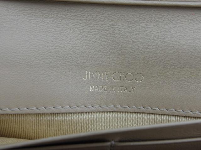 ジミーチュウ JIMMY CHOO 長財布スタースタッズ ゴールド シルバー レディース 中古_10