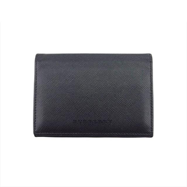 【X'masセール★30%OFF】バーバリー BURBERRY 名刺入れ ブラック レディース 中古