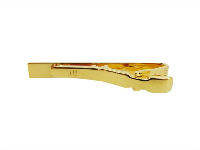 【30％OFF★週末タイムSALE】ダンヒル Dunhill タイピン ゴールド×ブラック レディース 中古_1