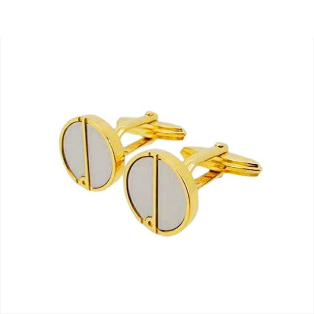 【X'masセール★30%OFF】ダンヒル Dunhill カフス ゴールド×シルバー レディース 中古