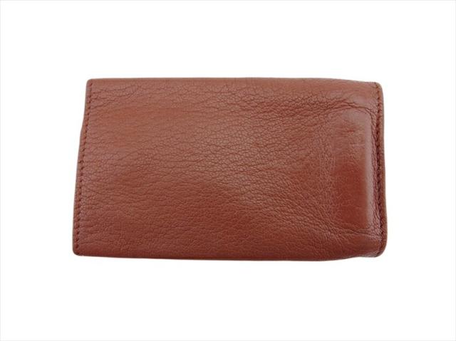エルメス HERMES キーケースセリエ エチュイクレ6 ブラウン×シルバー レディース 中古_1