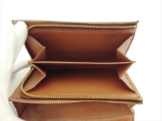 ルイヴィトン ポルトモネビエトレゾール 二つ折り財布 モノグラム