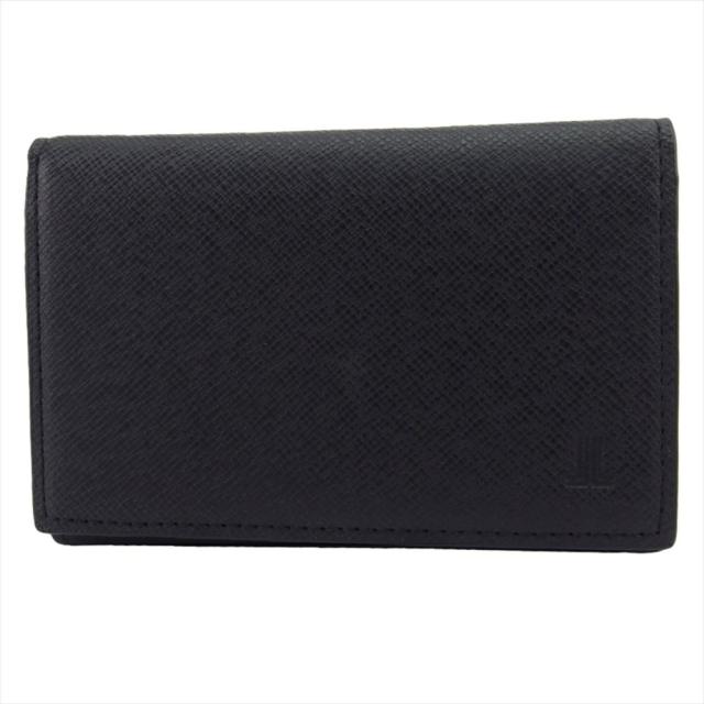 【BIGお買い物ラリー★30%OFFセール中】ランバン LANVIN カードケースJLマーク ブラック パープル レディース 中古