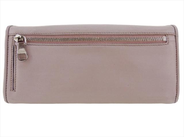 LOEWE ロエベ★アナグラム パズル 長財布 グレー レザーAランク LOEWE ロエベ レディース loewe 長財布 グレインカーフ レザー