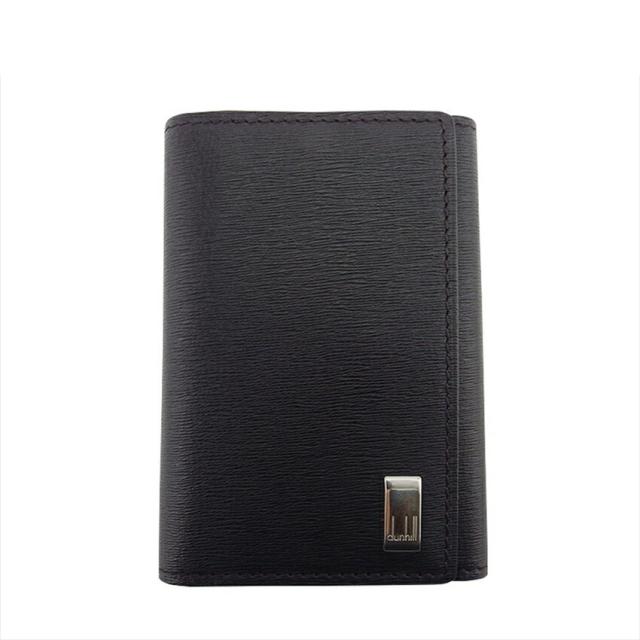 【BIGお買い物ラリー★30%OFFセール中】ダンヒル Dunhill キーケースサイドカー ブラウン シルバー レディース 中古