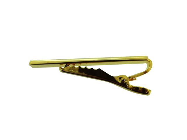 ディオール Dior タイピンロゴ ワニロ式 ゴールド シルバー レディース