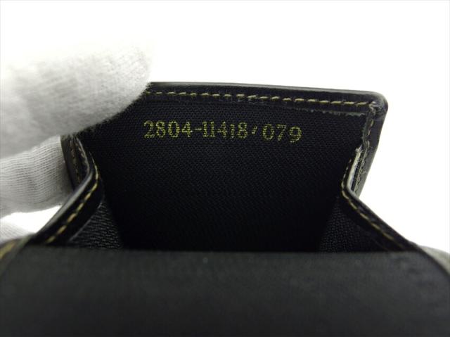 【30％OFF★週末タイムSALE】フェンディ FENDI シガレットケースブロックチェック ブラック ベージュ レディース 中古_8