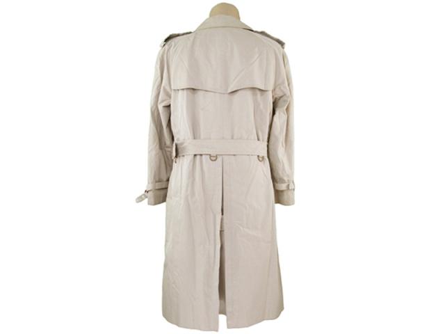 【週末セール★30％OFF】バーバリー BURBERRY トレンチコートトレンチ ♯48サイズ ライナー付き ベージュ レディース 中古_1