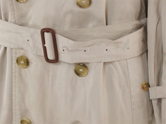 【週末セール★30％OFF】バーバリー BURBERRY トレンチコートトレンチ ♯48サイズ ライナー付き ベージュ レディース 中古_3