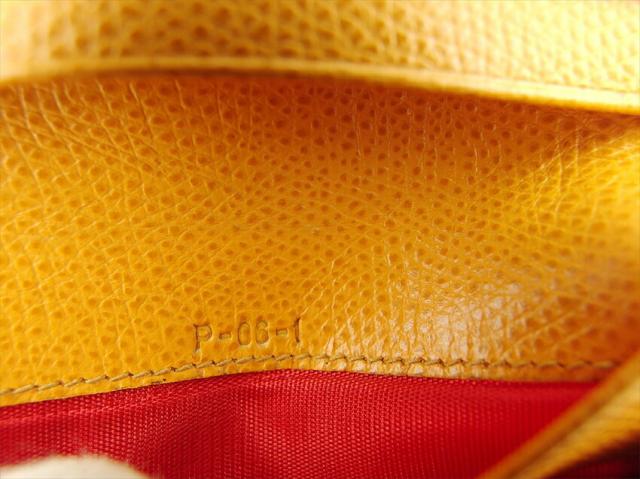 セリーヌ CELINE 二つ折り財布 オレンジ レディース 中古_7