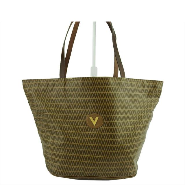 【X'masセール★30%OFF】マリオ・ヴァレンティノ MARIO VALENTINO トートバッグ ブラウン レディース 中古