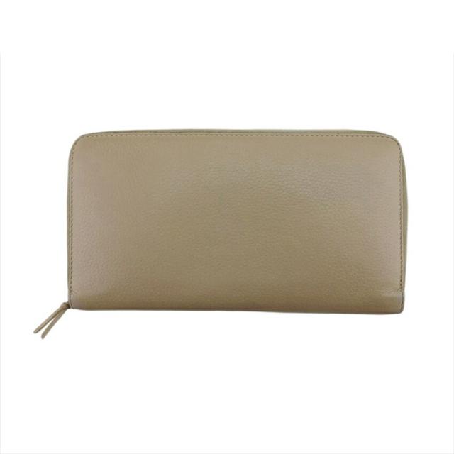 【X'masセール★30%OFF】セリーヌ CELINE 長財布 グレー 灰色 ベージュ レッド レディース 中古