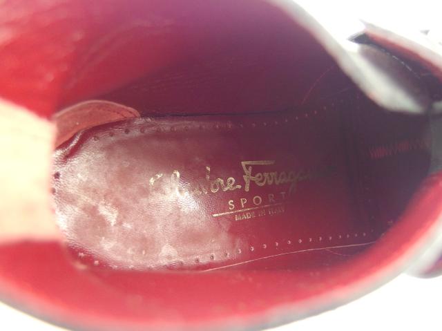 【30％OFF★週末タイムセール】サルヴァトーレフェラガモ Salvatore Ferragamo ブーツ ブラック レディース 中古_7