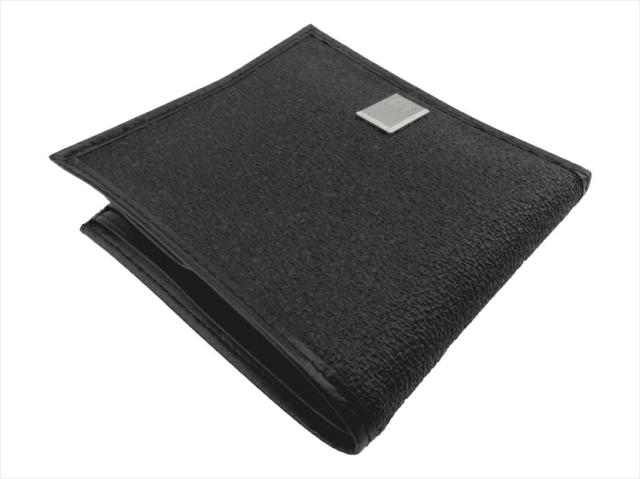 【30％OFF★土日ひと休み大売り出し】ダン吸血鬼 Dunhill 二つ折り紙入れロゴタイプ本塁 赤銅色 しろがね色 レディース 中古